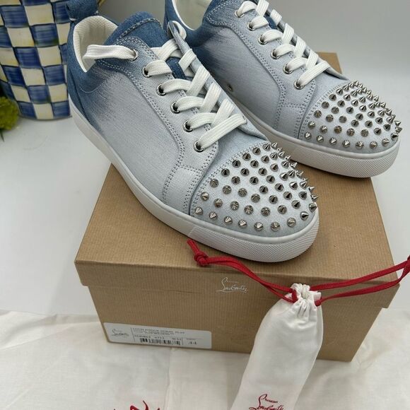 Men’s Christian Louboutin, Louis Jr spikes size 44 made in Italy - Picture 4 of 12